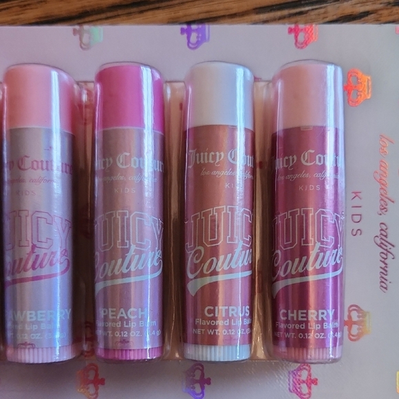 Juicy Couture Lip Balm Set Of 8 New In Pack - Picture 3 of 5